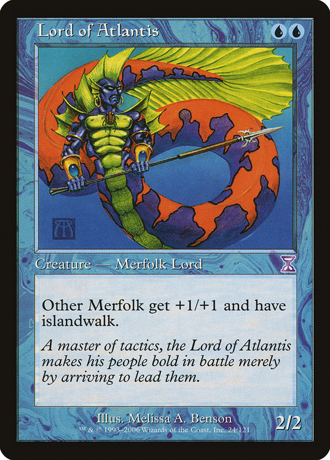 Lord of Atlantis Revised NM-M Blue Rare MAGIC THE GATHERING MTG CARD ABUGames 