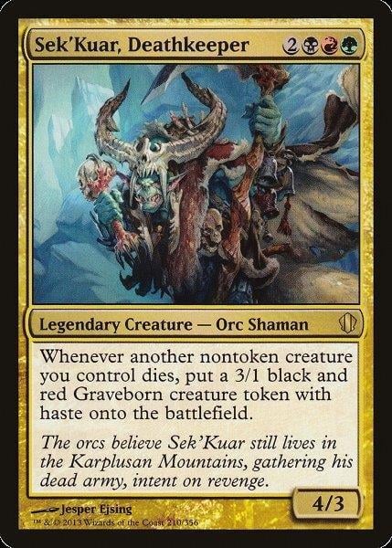 Sek'Kuar, Deathkeeper - Magic: The Gathering Card