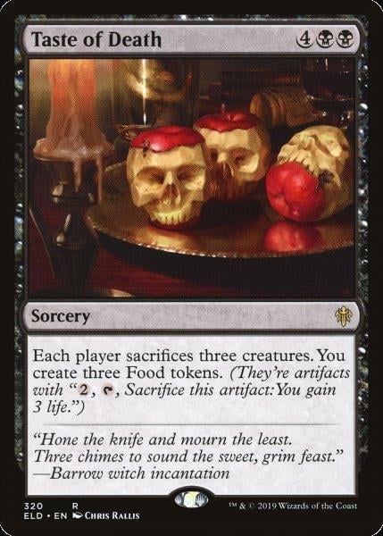 Taste of Death - Magic: The Gathering Card