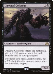 zombie card magic the gathering diregraf
