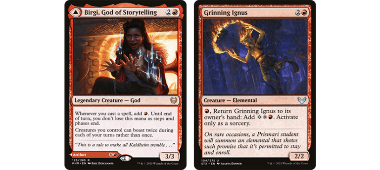 grinning ignus Images High Quality Grahic Combo Crash Course: Birgi/Grinning Ignus - Card Kingdom Blog