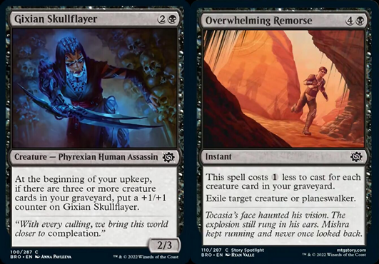 Gixian Skullflayer and Overwhelming Remorse