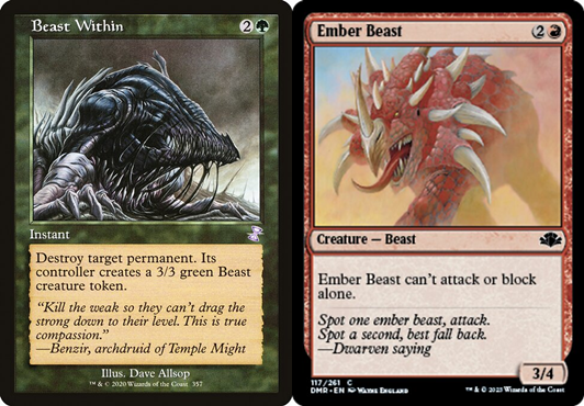 Beast Within and Ember Beast