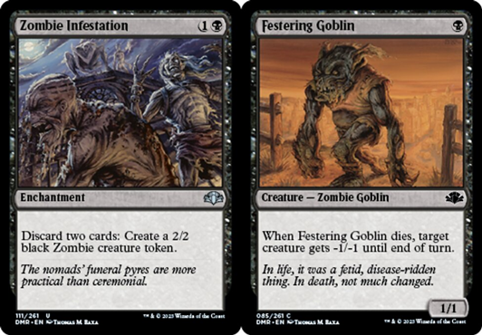 Zombie Infestation and Festering Goblin