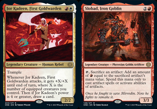 Jor Kadeen, First Goldwarden and Slobad, Iron Goblin