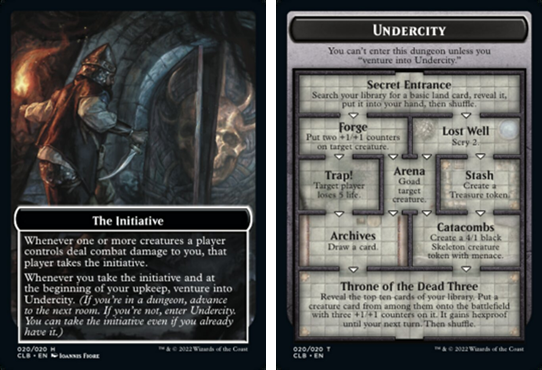 The Initiative and the Undercity, new mechanics for Commander in 2022