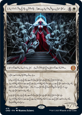 Phyrexian language Elesh Norn, Mother of Machines.