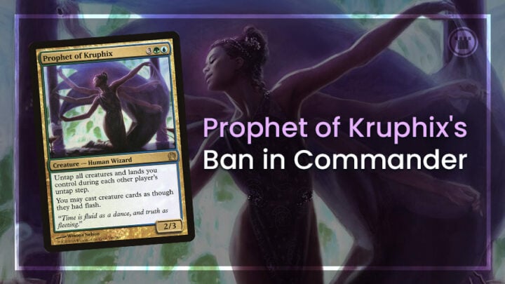 Prophet of Kruphix's Ban in Commander