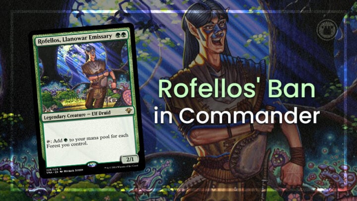 Rofellos Ban in Commander