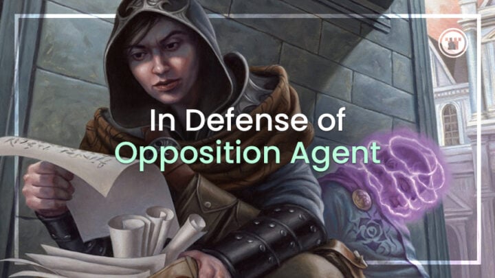 In Defense of Opposition Agent