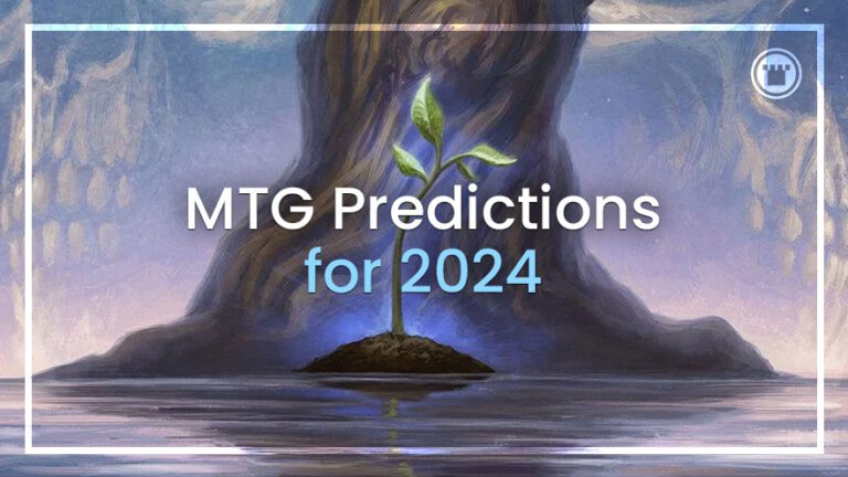 5 MTG Predictions For 2024 Card Kingdom Blog   MTG Predictions For 2024 Header Twitter FB 768x432 