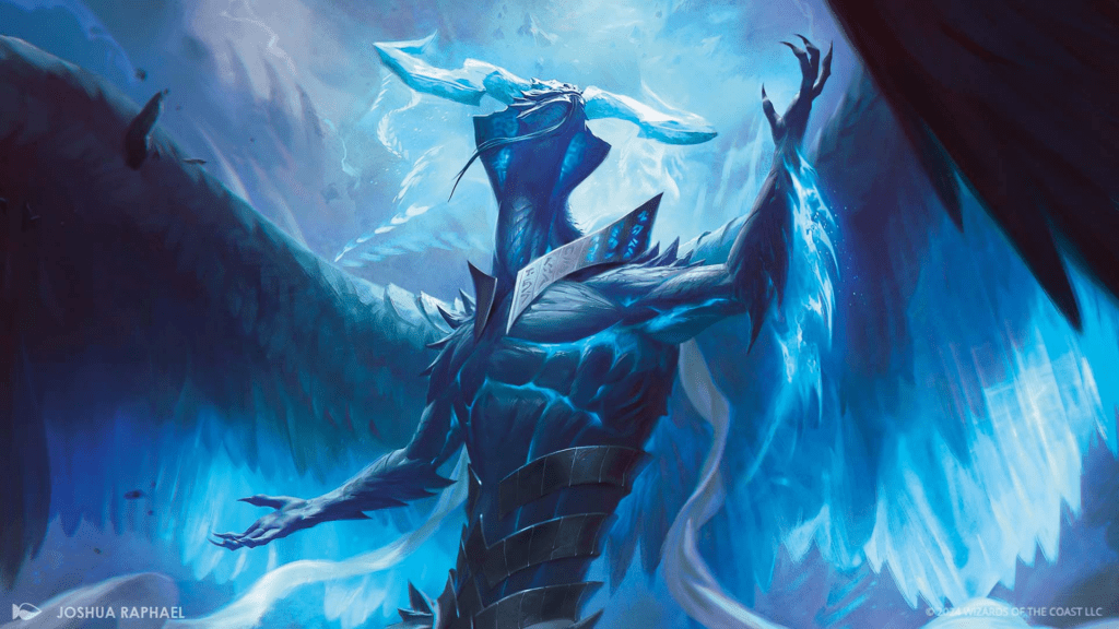 Ugin art from Tarkir: Dragonstorm, art by Joshua Raphael