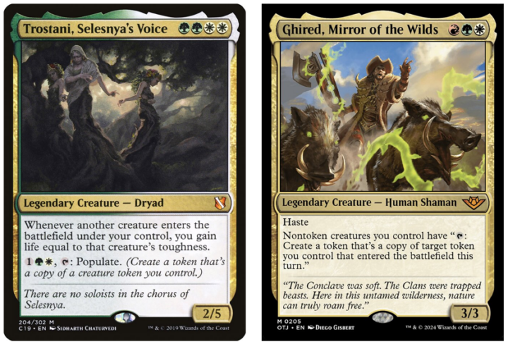 Trostani, Selesnya's Voice | Ghired, Mirror of the Wilds