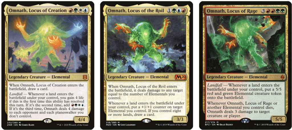 Omnath, Locus of Creation | Omnath, Locus of the Roil | Omnath, Locus of Rage