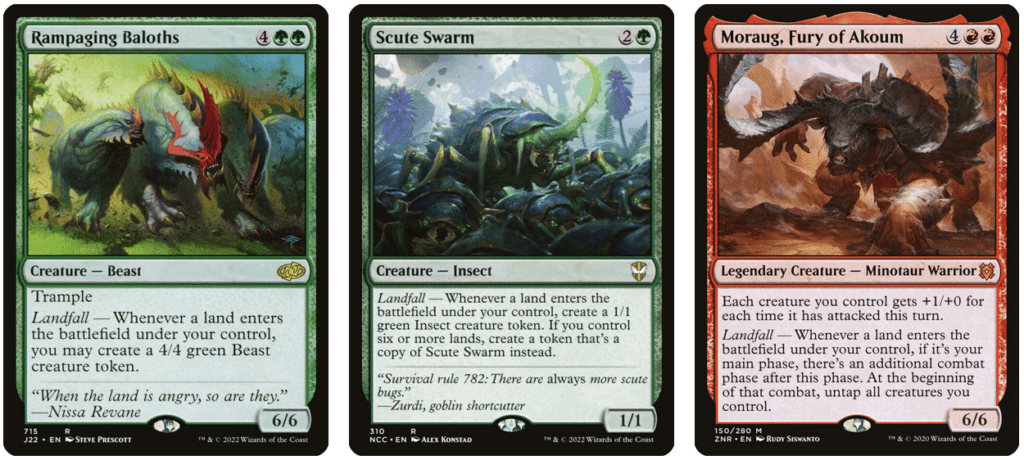 Rampaging Baloths | Scute Swarm | Moraug, Fury of Akoum