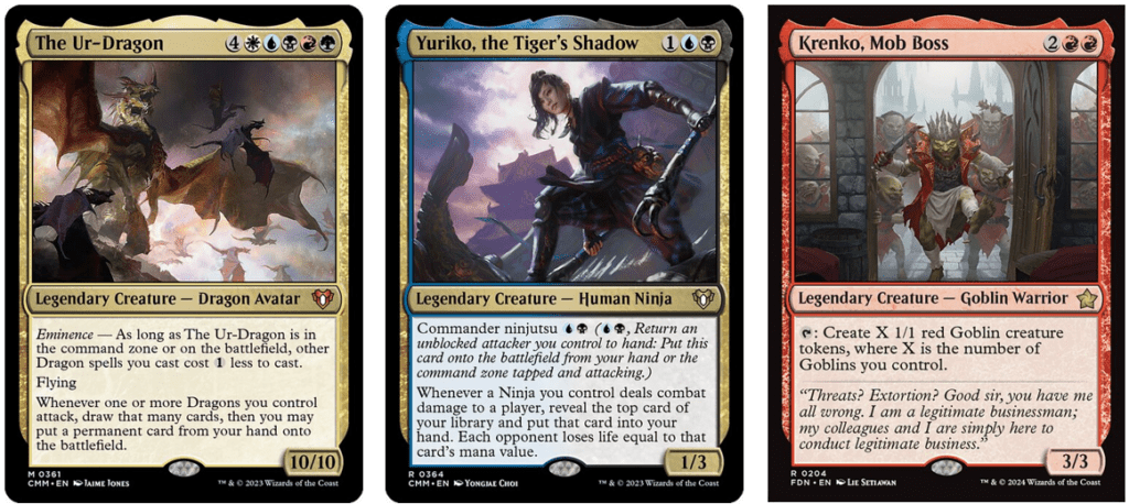 The Ur-Dragon | Yuriko, the Tiger's Shadow | Krenko, Mob Boss