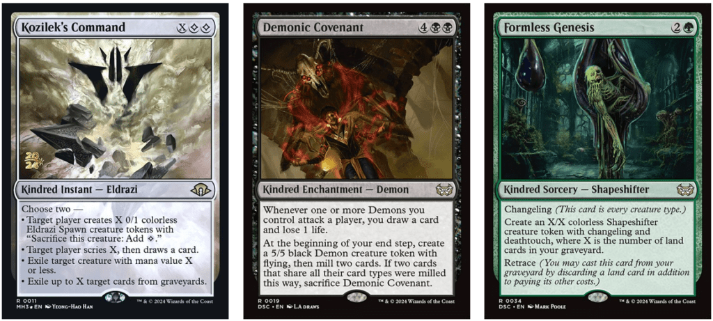 Kozilek's Command | Demonic Covenant | Formless Genesis