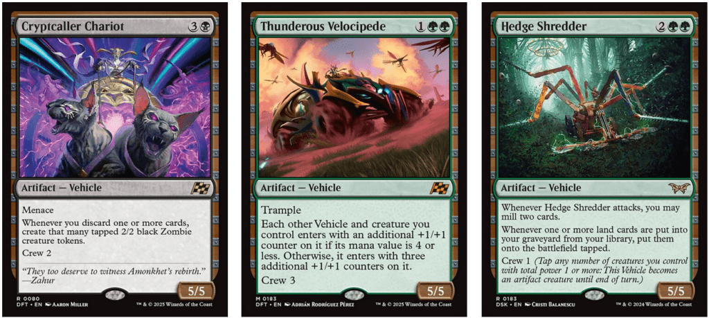 Cryptcaller Chariot | Thunderous Velocipede | Hedge Shredder