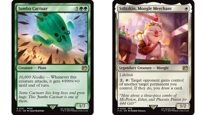 cactuar mtg card Magic: The Gathering TCG Final Fantasy Cactuar 100+ Deck Box