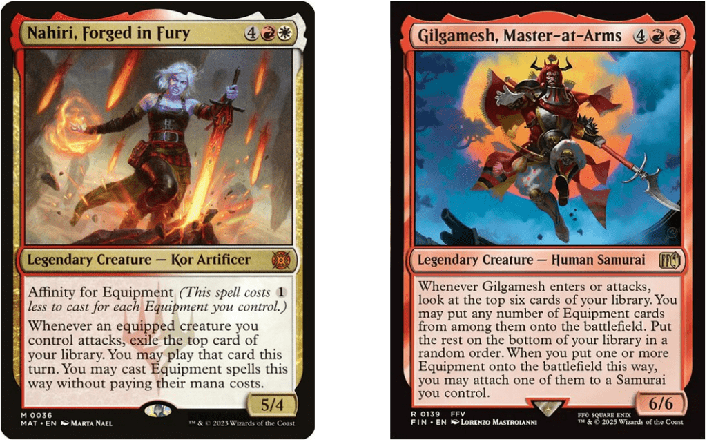 Nahiri, Forged in Fury | Gilgamesh, Master-at-Arms