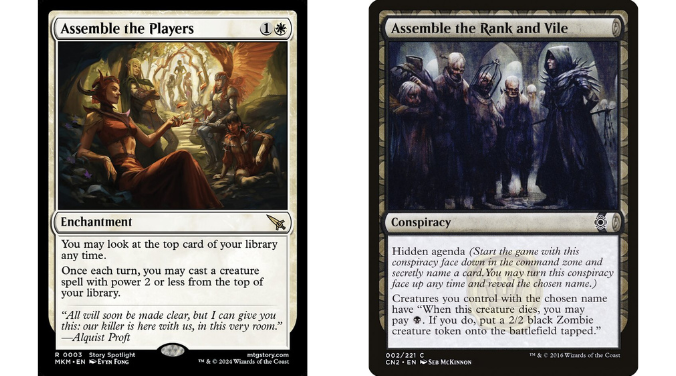 Assemble the Player | Assemble the Rank and Vile