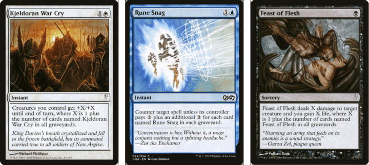 Kjeldoran War Cry | Rune Snag | Feast of Flesh