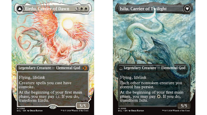 Eirdu, Carrier of Dawn // Isilu, Carrier of Twilight