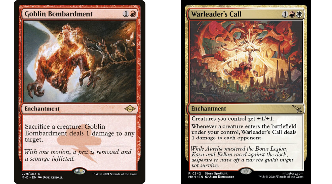 Goblin Bombardment | Warleader's Call