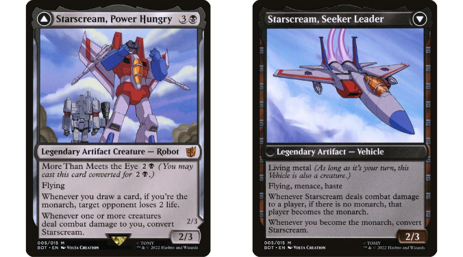 Starscream, Power Hungry // Starscream, Seeker Leader