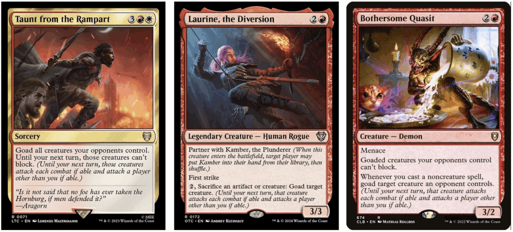 Taunt from the Rampart | Laurine, the Diversion | Bothersome Quasit