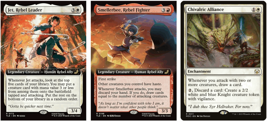 Jet, Rebel Leader | Smellerbee, Rebel Fighter | Chivalric Alliance