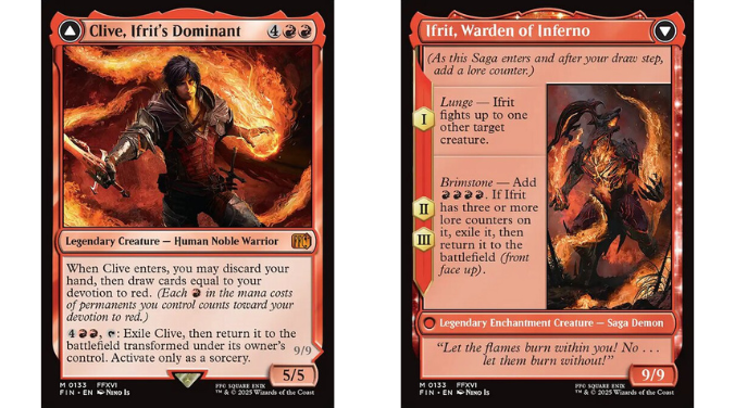 Clive, Ifrit's Dominant // Ifrit, Warden of Inferno