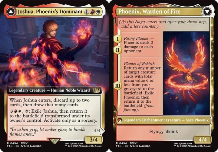 Joshua, Phoenix's Dominant // Phoenix, Warden of Fire
