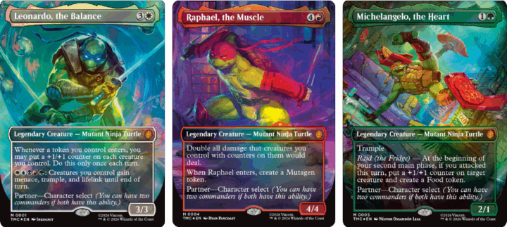 Leonardo, the Balance | Raphael, the Muscle | Michelangelo, the Heart