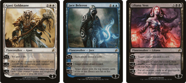 Ajani Goldmane | Jace Beleren | Liliana Vess