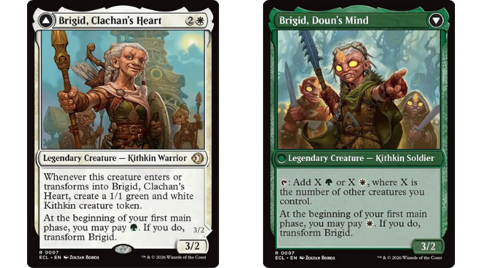 Brigid, Calchan's Heart // Brigid, Doun's Mind