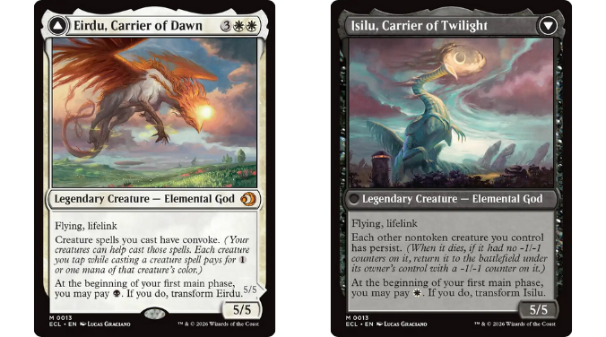 Eirdu, Carrier of Dawn // Isilu, Carrier of Twilight