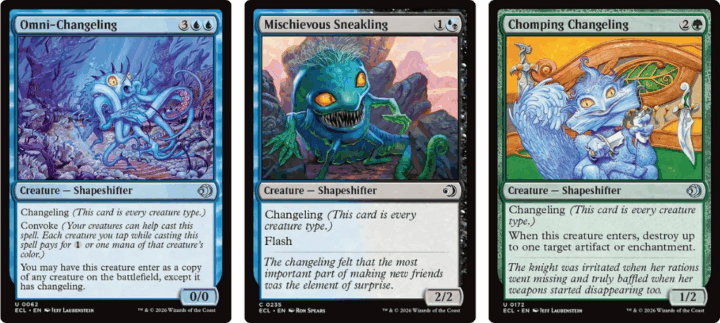 Omni-Changeling | Mischievous Sneakling | Chomping Changeling