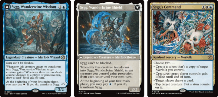 Sygg, Wanderwin Wisdome // Sygg, Wanderbrine Shield | Sygg's Command