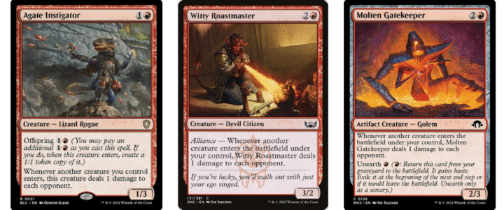 Agate Instigator | Witty Roastmaster | Molten Gatekeeper