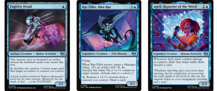 Fugitive Droid | Ray Fillet, Man Ray | April, Reporter of the Weird