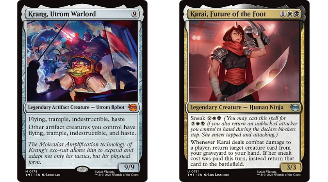 Krang, Utrom Warlord | Karai, Future of the Foot