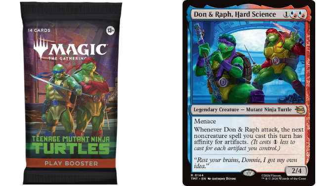 Teenage Mutant Ninja Turtles Play Booster | Don & Raph, Hard Science