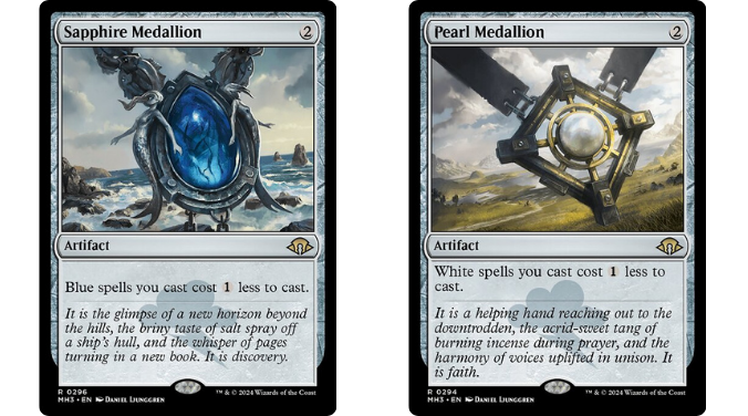 Sapphire Medallion | Pearl Medallion