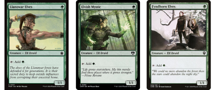 Llanowar Elves | Elvish Mystic | Fyndhorn Elves