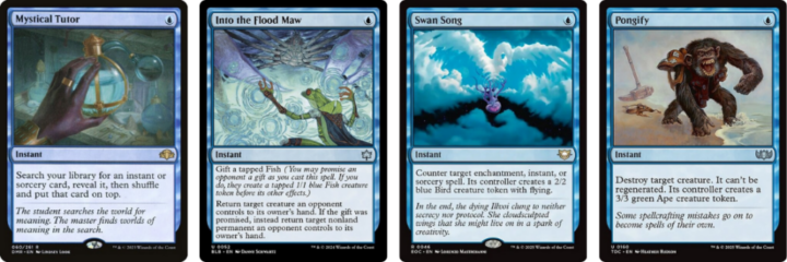 Mystical Tutor | Into the Flood Maw | Swan Song | Pongify