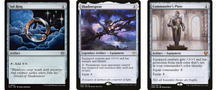 Sol Ring | Shadowspear | Commander's Plate