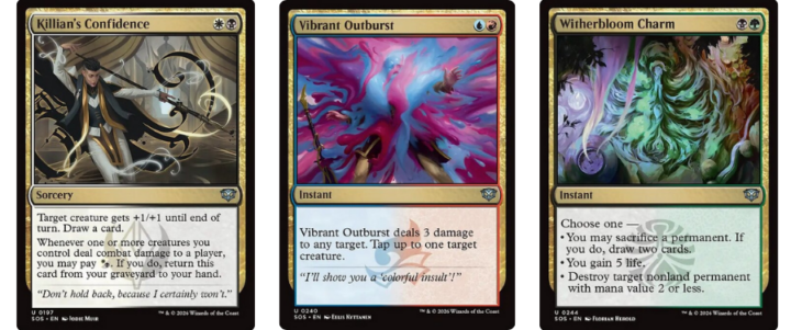 Killian's Confidence | Vibrant Outburst | Witherbloom Charm
