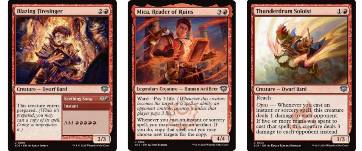 Blazing Firesinger | Mica, Reader of Ruins | Thunderdrum Soloist