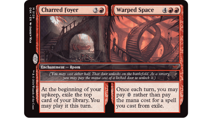 Charred Foyer // Warped Space